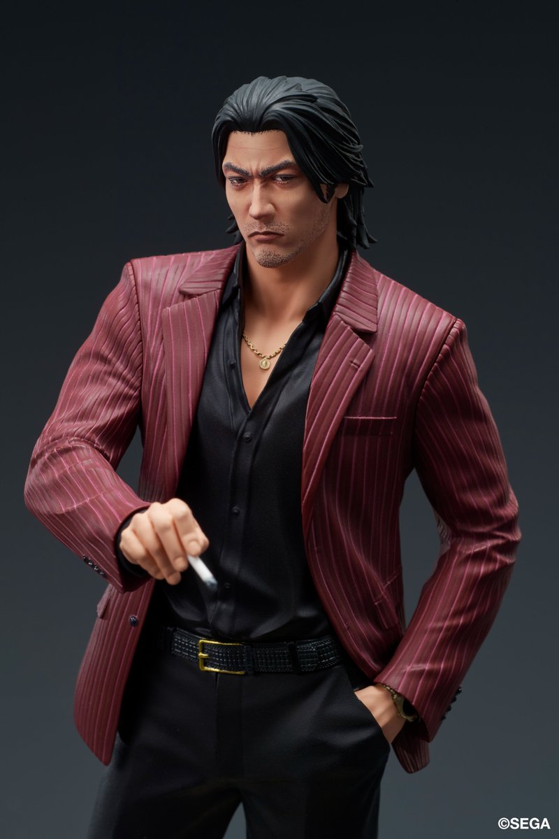 DIGjpn_official's tweet image. \\ 本日予約開始! //
大人気ゲーム『#龍が如く』シリーズより、
神室町で街金融スカイファイナンスを営む男「#秋山駿」がスタチューフィギュア【#DIGSTA】で登場❗️
印象的なワインレッドのジャケットや、きらびやかに輝くネックレスや時計などの小物に至るまで忠実に再現。…