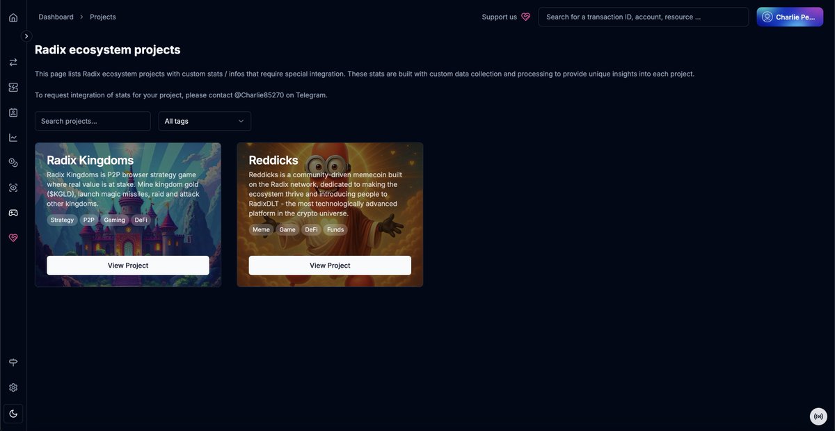🚀 [RadXplorer Update]

We're happy to announce that we just added <a href="/REDDICKS_XRD/">Reddicks Xrd</a>  to the new Radix Projects section on Radxplorer!

Reddicks is more than just a memecoin — it's a community-driven initiative supporting the Radix ecosystem through strategic investments, a dedicated