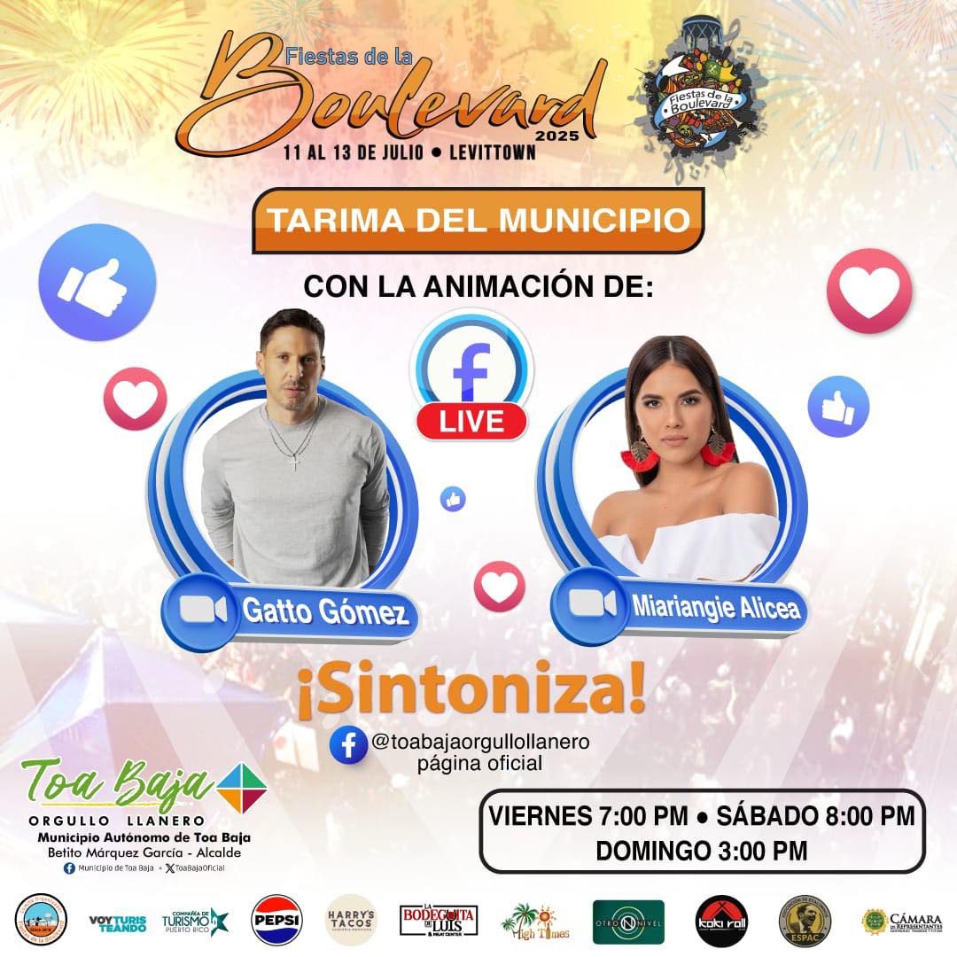 🔴 ¡No te pierdas las transmisiones EN VIVO desde las Fiestas de la Boulevard! Sintoniza nuestra página oficial de Facebook @toabajaorgullollanero, y sé parte de esta gran celebración. 
¡Conéctate y vive el #OrgulloLlanero que nos une como pueblo!

#SomosLlaneros #FiestasBLVD2025