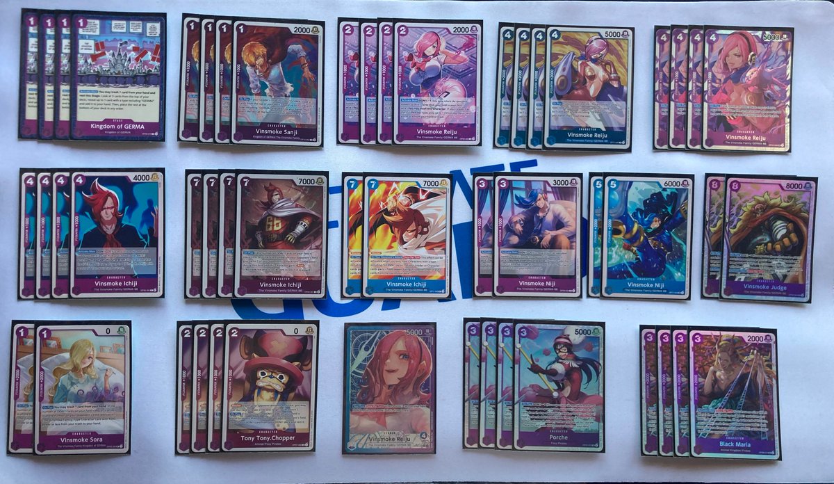 5-1 at the BLM with the same Reiju list from last week!
"Drawing 3 cards" gets way tougher with <a href="/Montre_OP/">Fabio Montresor</a>  messing things up, but the deck still feels super solid and we’re ready for Paris Finals! 💪✨
Here’s what I faced:
R.Ace✅
Zoro✅
Buggy✅
BeloBetty❌
ST.14✅
Luffy GP✅