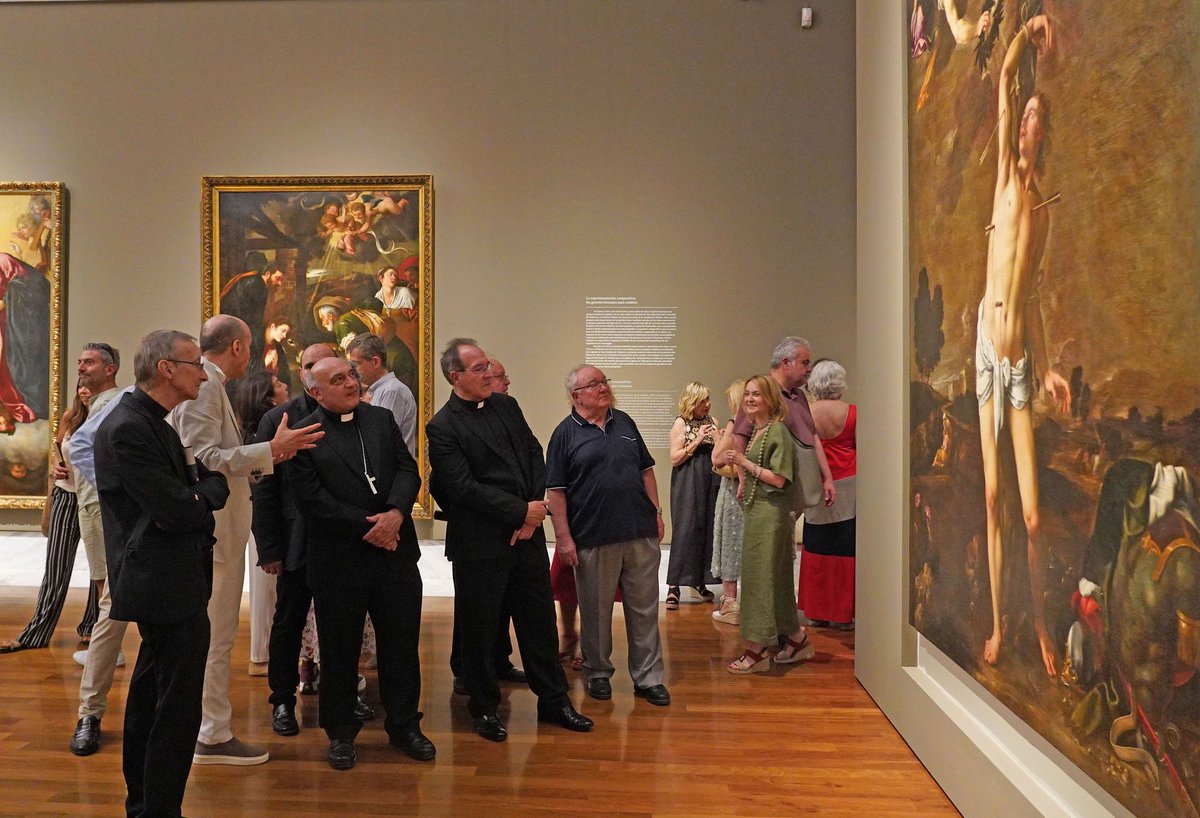 Inauguración de la exposición monográfica sobre Pedro Orrente, en el Museo de Bellas Artes, con el Arzobispo.
ℹ️ archivalencia.org/el-ivcri-resta…
📷 @albertosaizllop