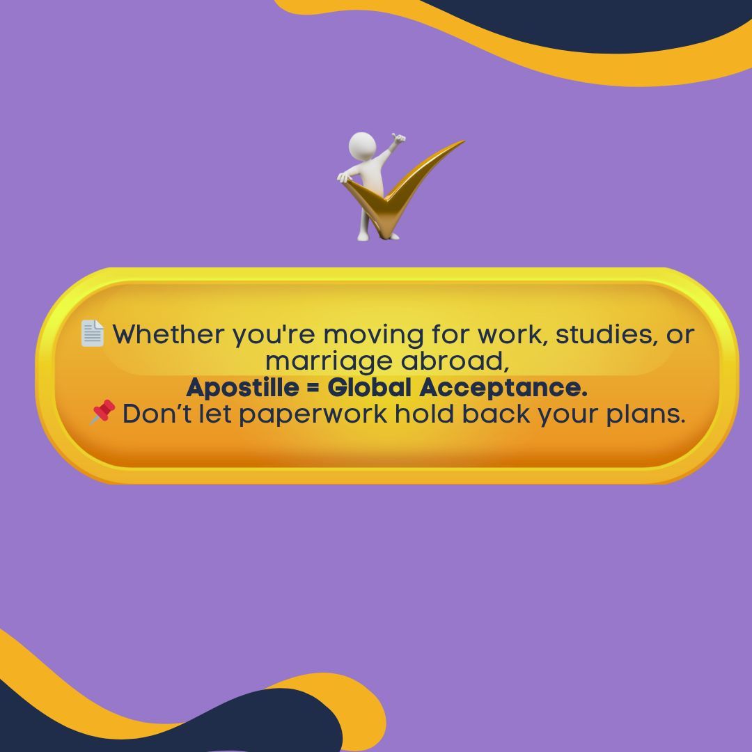 NSverge29649's tweet image. Just got a job offer in Spain? 🇪🇸
They asked for an Apostilled degree certificate. 🧾
Apostille = Certified for use in 120+ countries. 🌍
It’s your paperwork’s passport.
Get it done and go global! ✈️
#Apostille #VisaSupport #GlobalDocs #WorkAbroad