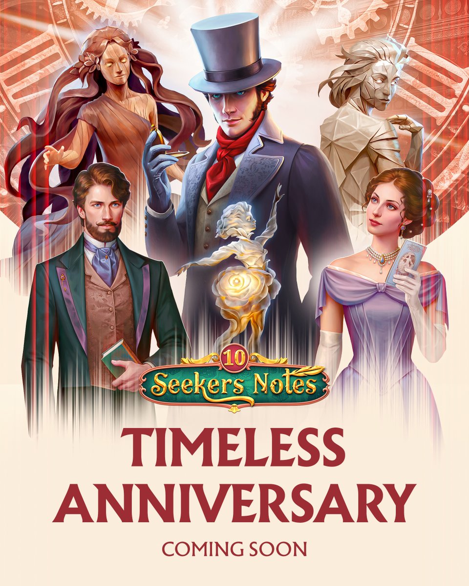SeekersNotes's tweet image. Seekers, get ready! 🌀 The Timeless Anniversary event starts July 16. Explore new secrets, earn exclusive avatars, and celebrate 10 amazing years of Seekers Notes! 🎉🎁