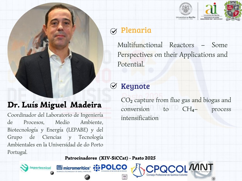 Simposio Colombiano de Catálisis Pasto 2025 tweet media