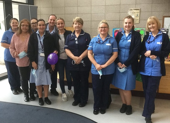NCAlliance_NHS's tweet image. After 47 amazing years in the #NHS, Nicola Layton (fourth from right), team leader for wound care and lymphoedema at Bury, has retired. Her support shaped the team and she will be missed. Enjoy crafting, your new puppy, and relaxing with your husband! 🐾❤️ #Retirement #ThankYou