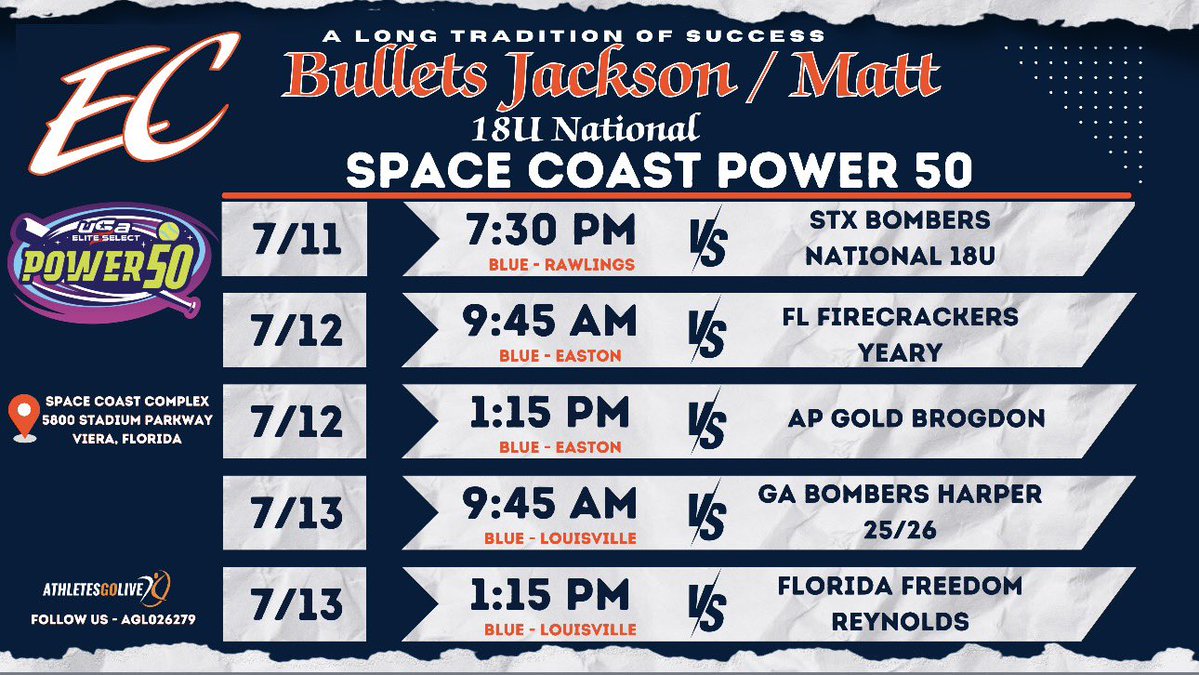 ChloeCoffi3's tweet image. Power 50 Tournament Schedule!