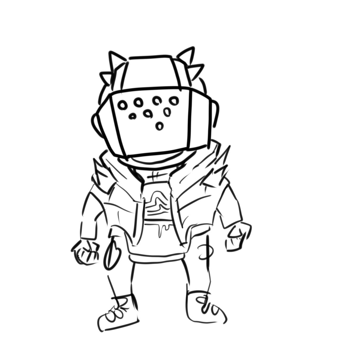 明日完成させるスパークプラグさんと時々描きたくなる気の抜けたXロード

明日4時起きってマジすか

#FortniteFanArt 
#フォートナイトイラスト