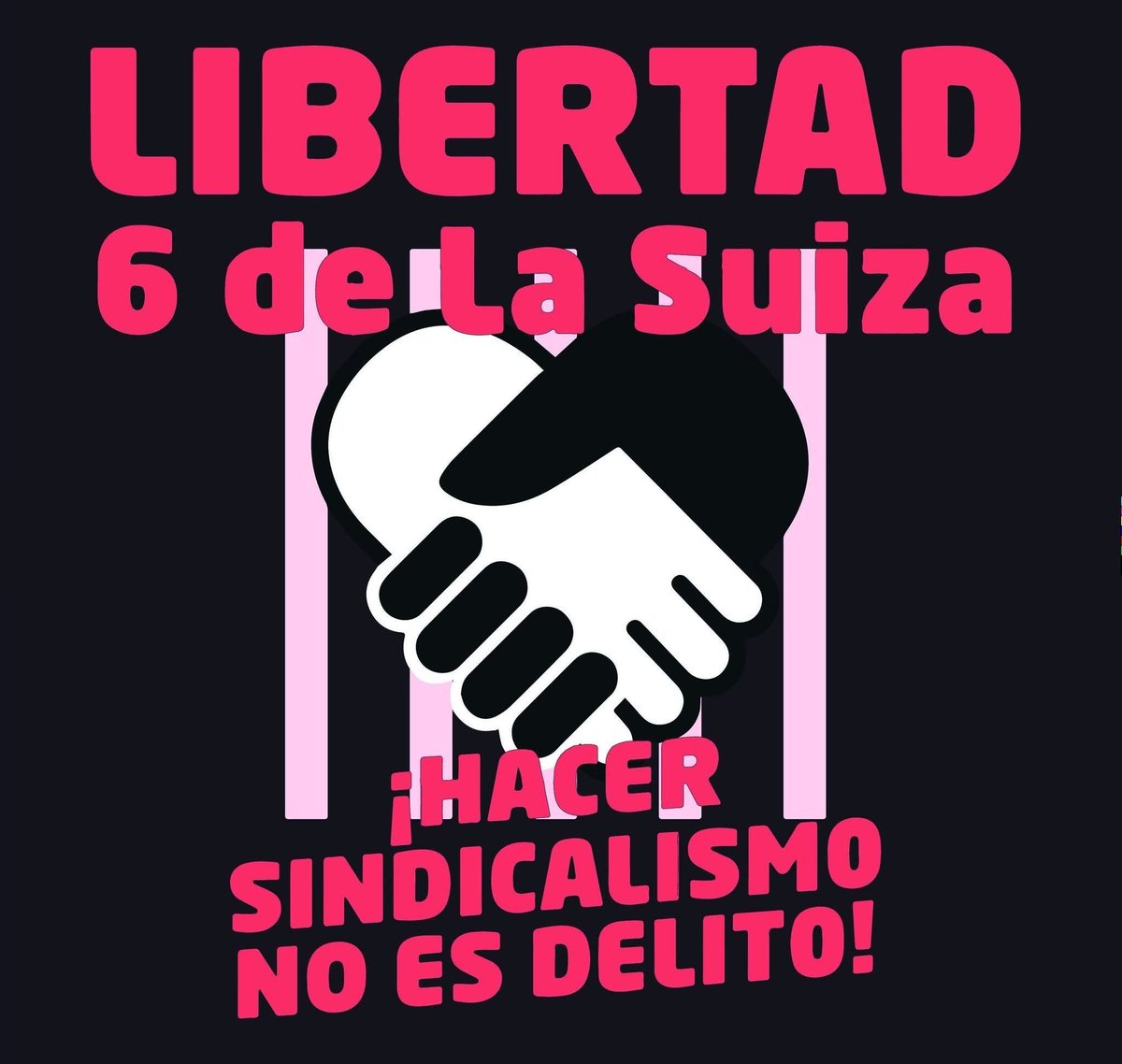 #6DeLaSuiza 
#6delasuizalibertadya 
#BastaDeRepresion 
Gobierno progre, derogación de la ley mordaza del PP, que lleva en vigor más años con el PSOE que con quien la hizo