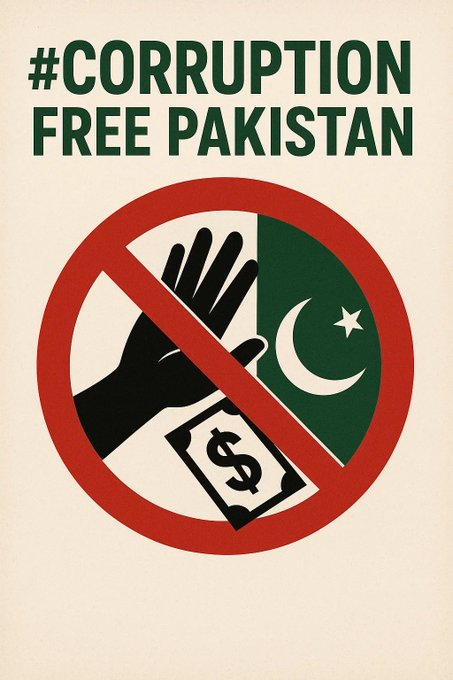 ayaatgul's tweet image. Corruption is a thief of progress; let’s lock it out of our future!
 
#CorruptionFreePakistan