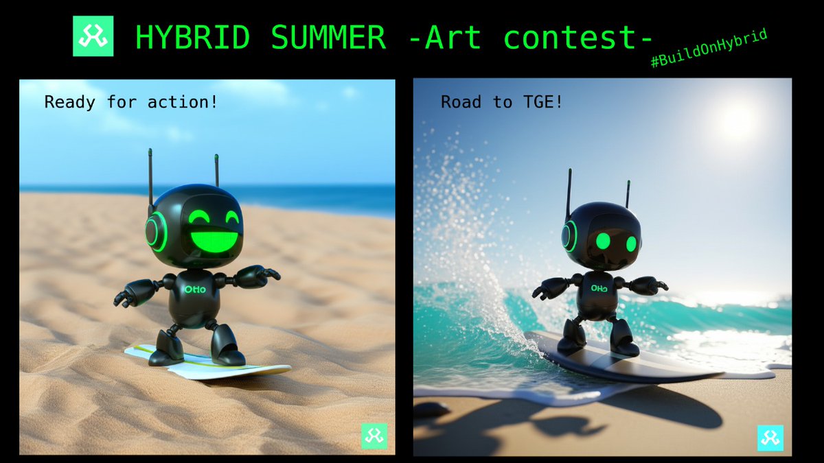 Are You ready for HybridSummer? Hybrid Art Contest
#HybridSummer 
<a href="/BuildOnHybrid/">Hybrid</a>