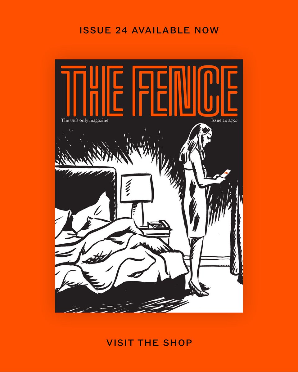The_Fence_Mag's tweet image. Issue 24 is here 🛏️
With writing from @EvaWiseman, @John__Phipps, @Emmafmagnus, @matthabusby, @WillBuckley24, @rosielanners, @PaddyGalbraith, @Bron_Maher, @venetiathompson, @ray_philp, @sophwilkinson & more. Cover by @nishantchoksi
the-fence.com/shop/