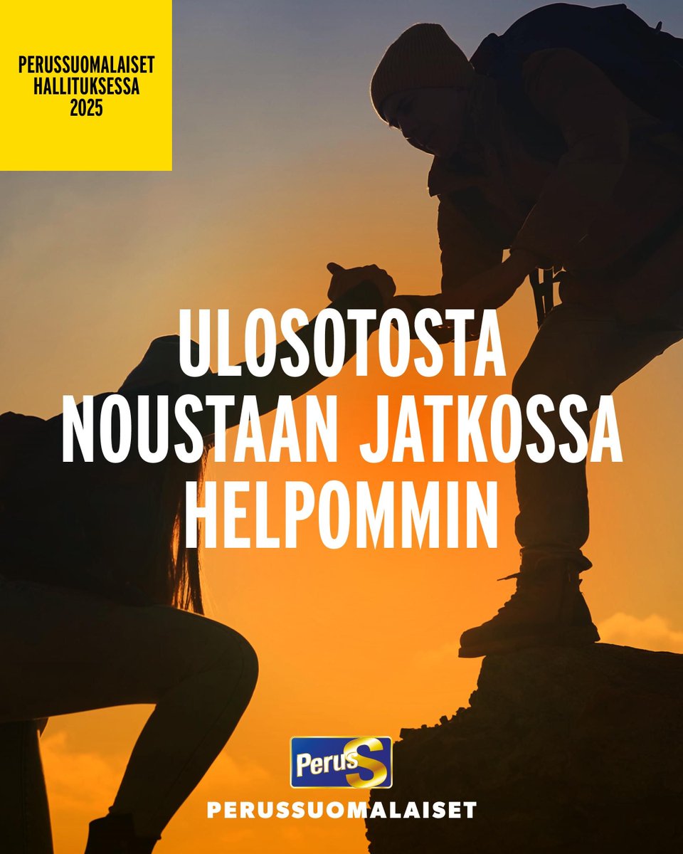 persut's tweet image. On oikein, että ulosotosta pääsee jatkamaan elämäänsä, kun on hoitanut asiansa kuntoon. Perussuomalaiset tekee hallituksessa työtä sen eteen, että ulosottovelasta lyhenee aina myös pääoma.