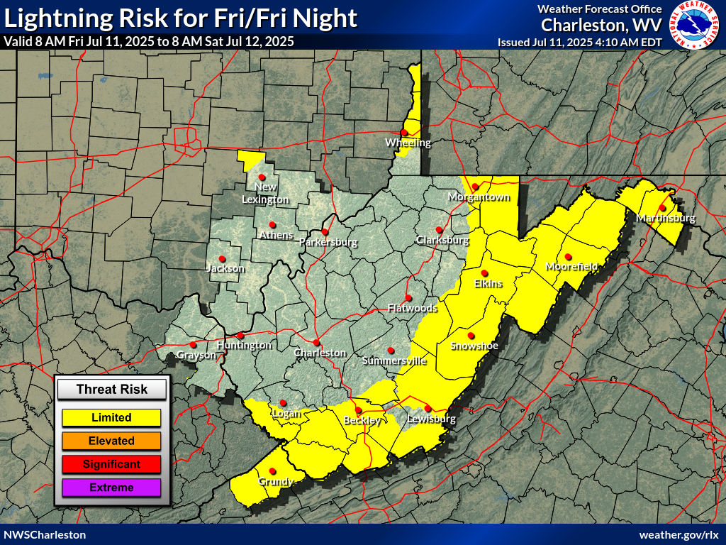 A few showers and storms may develop this afternoon/evening.
▶️ Chances for afternoon/evening rain and storms through the weekend.
▶️ Flash flooding may occur in areas with repeated storms. (1/2)