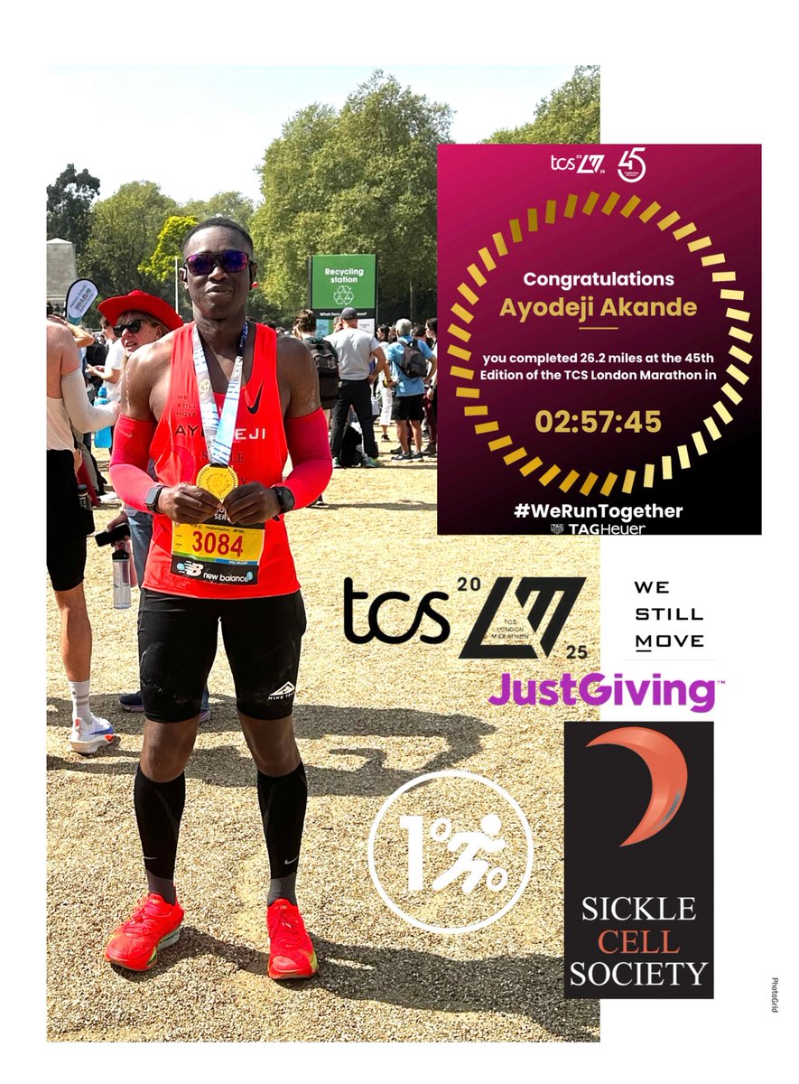SickleCellUK's tweet image. As we gear up for more races, we're celebrating our amazing London Marathon runners from April! 🏁
Thank you for your strength, support, and dedication to the Sickle Cell Society.
London 2026 spaces pending… stay tuned!
#SickleCell #TeamSickleCell #LondonMarathon