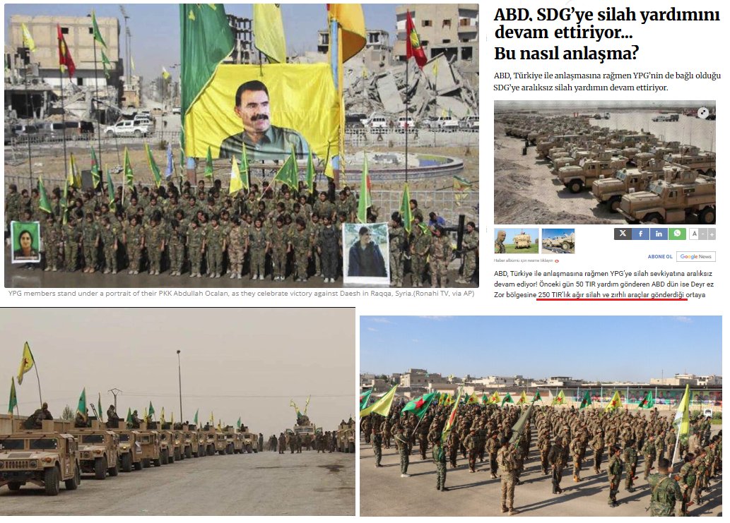 Neden PKK/YPG deniyor? Çünkü örgüt aynı örgüt.

Bugün;
Bitik, bir avuç kalmış PKK derme çatma silahlarını bıraktı, zırhlı araçlı, ağır silahlı 80 bin kişilik PKK değil!

SOLDA: silah bırakan PKK
SAĞDA: silah bırakmayan PKK

#SilahlarSusuyor #Süleymaniye Terörsüz Türkiye Yersen!