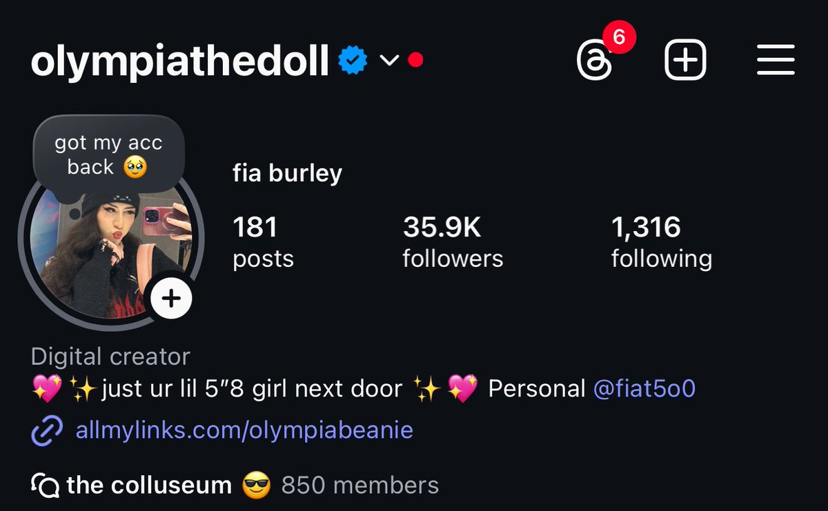 Imma share this here instead, this is my only Instagram account. I have no others. 

go follow, im also verified 😘