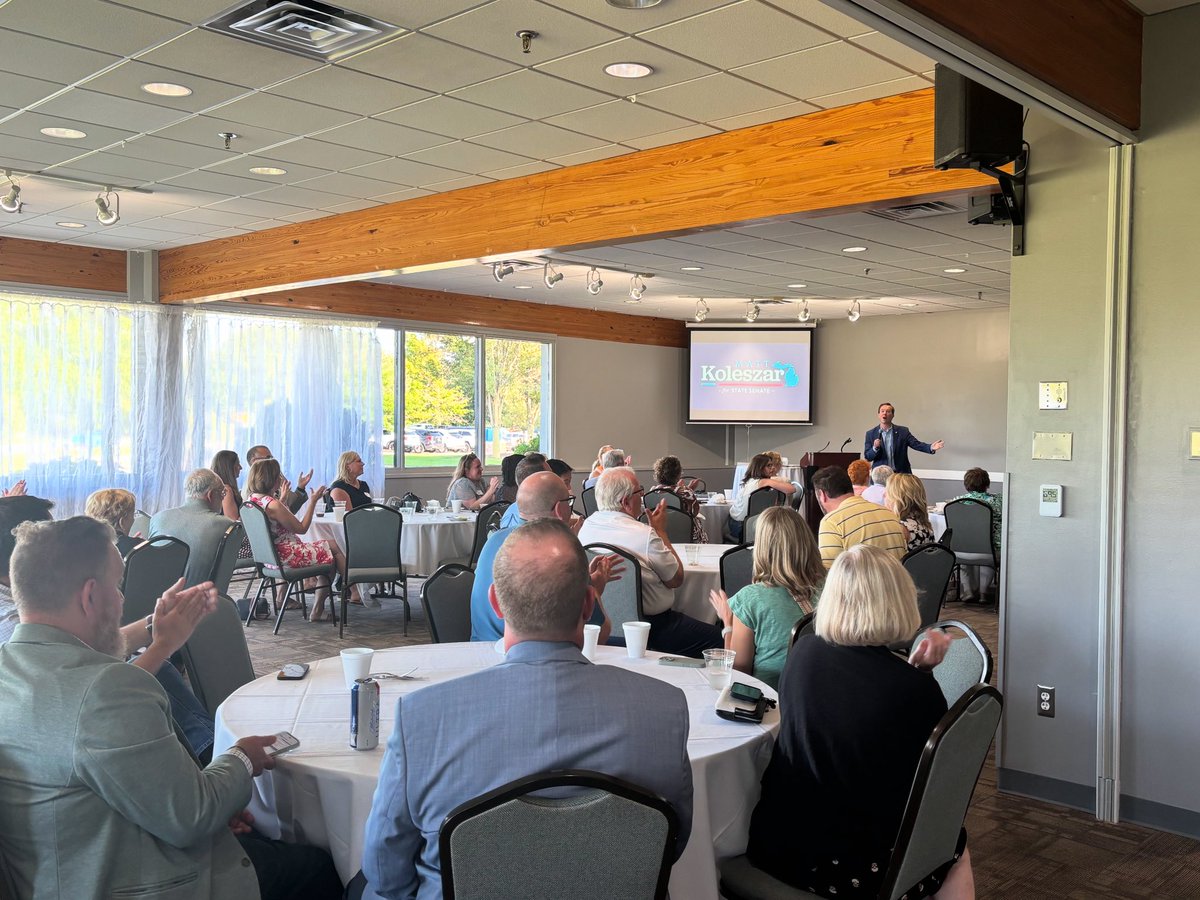 Thank you to everyone who came to our campaign kickoff in Canton last night. This was a greatt way to get things started with a ton of momentum and I am looking forward to talking with voters all across the communities of Canton, Garden City, Inkster, Plymouth, and Westland!