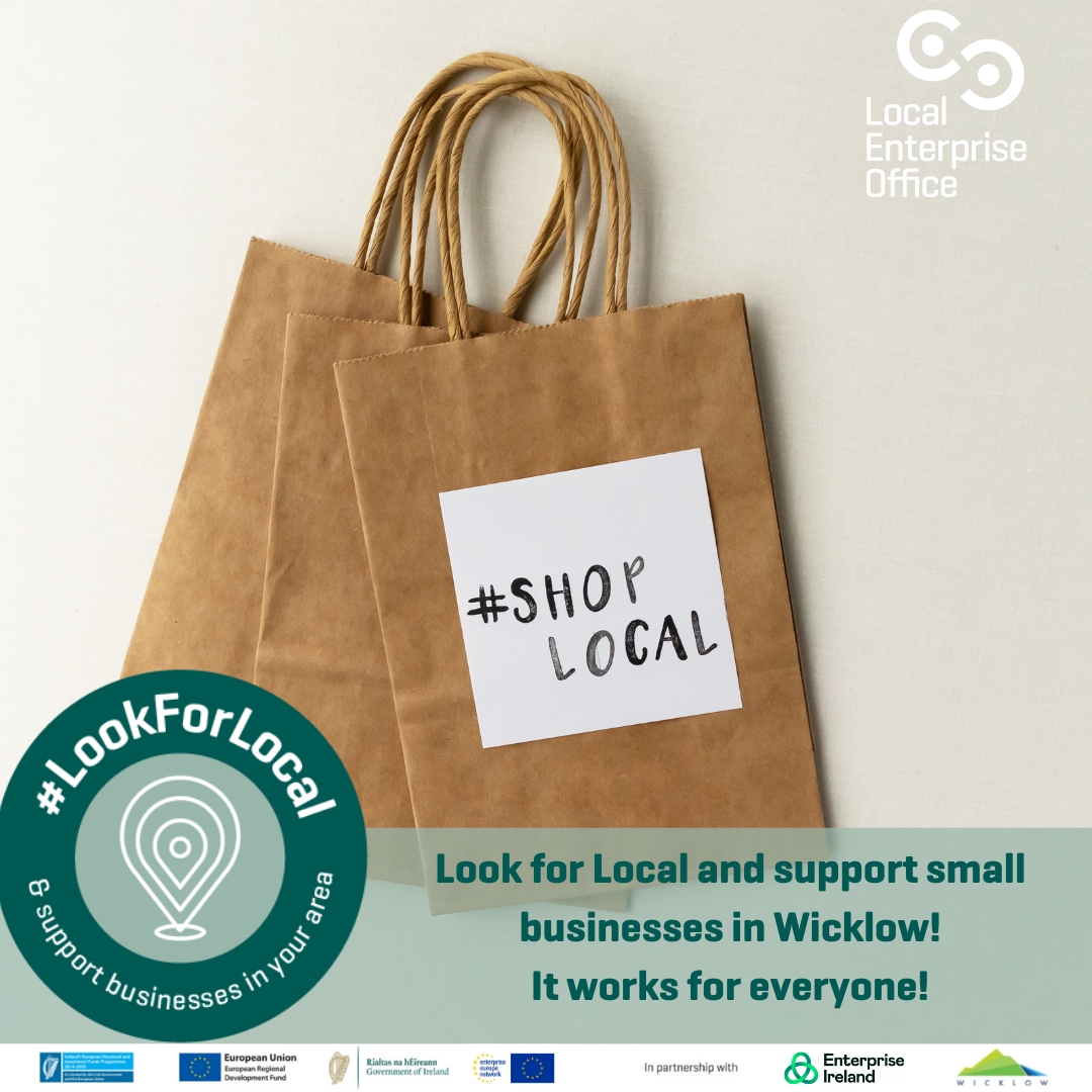 Out and about in the 🔆 this weekend? Support your local Wicklow Small Businesses! It makes a big difference to the local economy! 

#lookforlocal #shopwicklow #itworksforeveryone
