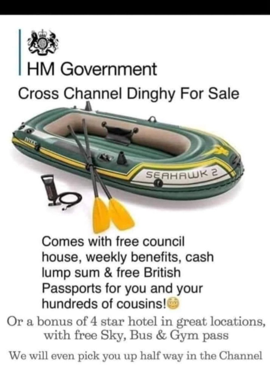 Starmer  playing swapsies with ­Macron by agreeing to take a supposedly “genuine” asylum seeker from France in return for every illegal Channel migrant we return to them ?
''If you make it here, you face a one in 17 chance of eventually being sent back to France''

RESIGN !