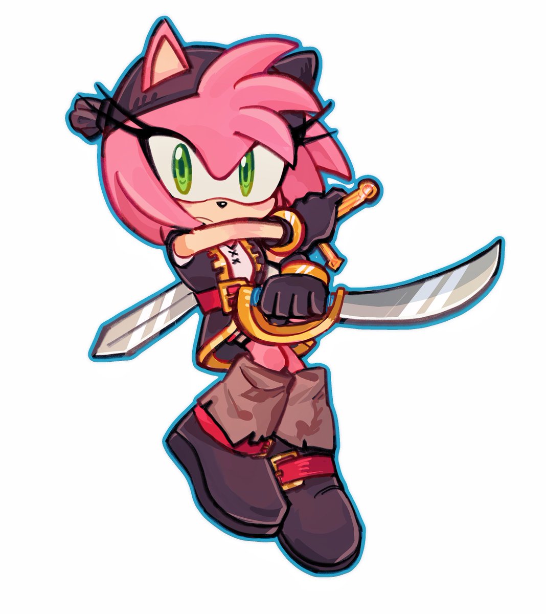 linlu32365501's tweet image. ＃shadamy 
#ShadowTheHedgehog 
#amyrose