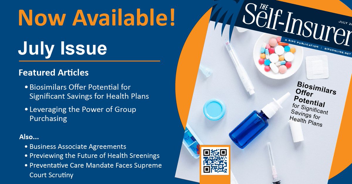 The Self-Insurer's July issue is NOW AVAILABLE! 

This month's featured articles discuss the potential savings of biosimilars and the benefits of leveraging the power of  group purchasing.

Digital Issue | ow.ly/V7Kq50Wogxm