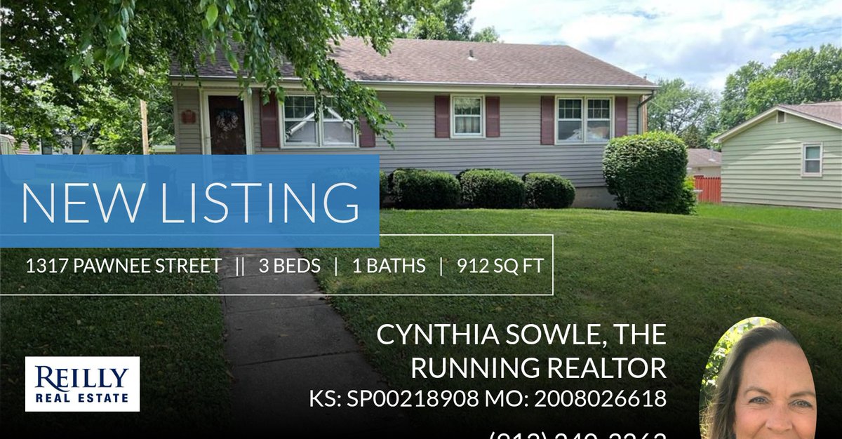 RunRealtorRun2's tweet image. **WOW** Take a look  👀 at this property 🏡 that just hit the market! Located at 1317 Pawnee Street in Leavenworth. Call (913) 240-3263 📲for more information.  "The Running Realtor" will go the extra mile for YOUR real estate needs... csowle.reilly.realestate/showcase/1317-…