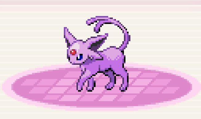 sprites_pkmn's tweet image. Espeon, from Pokémon Ruby, Sapphire and Emerald (2002)