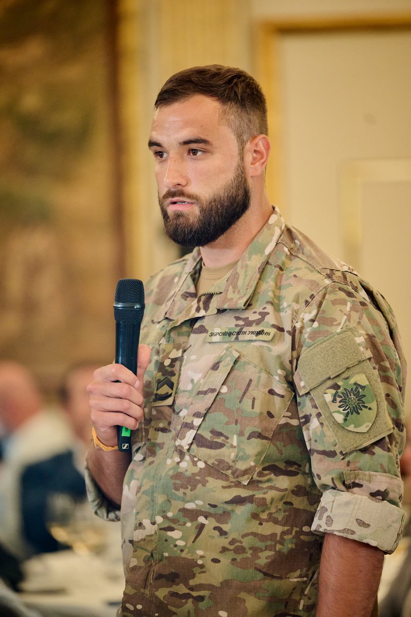 yes_ukraine's tweet image. “If Ukraine doesn’t stop Russia right now, on the front line in Ukraine, tomorrow they will come to your homes, and your sons will have to fight them back”, said Maxime Furyk, Veteran of the 10th Mountain Assault Brigade, during the discussion panel “No Security - No Recovery”,…