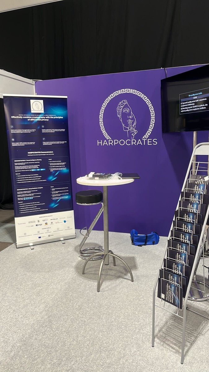 #HARPOCRATES at SRE 2025 in Warsaw: showcasing privacy-preserving data technologies and visited by Commissioner Magnus Brunner.

👉 harpocrates-project.eu/highlights-fro…

#HARPOCRATES #SRE2025 #PrivacyTech #DataPrivacy