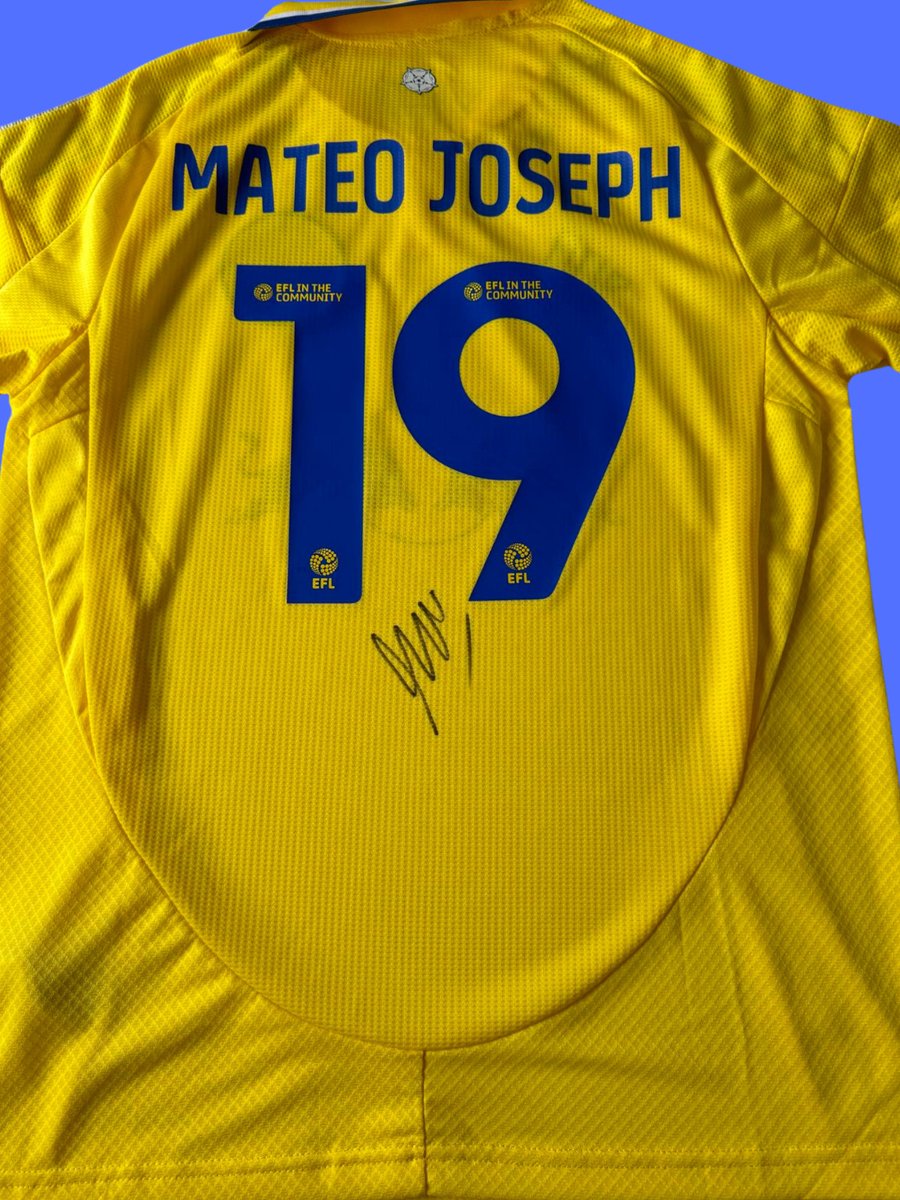 Signed MATEO JOSEPH Shirt - Leeds United FC -PROOF/COA- Premier League Spain

£41.04 currently

9 bids

Ends Fri 11th Jul @ 6:10pm

ebay.co.uk/itm/3968219654…

#ad #lufc #alaw #mot