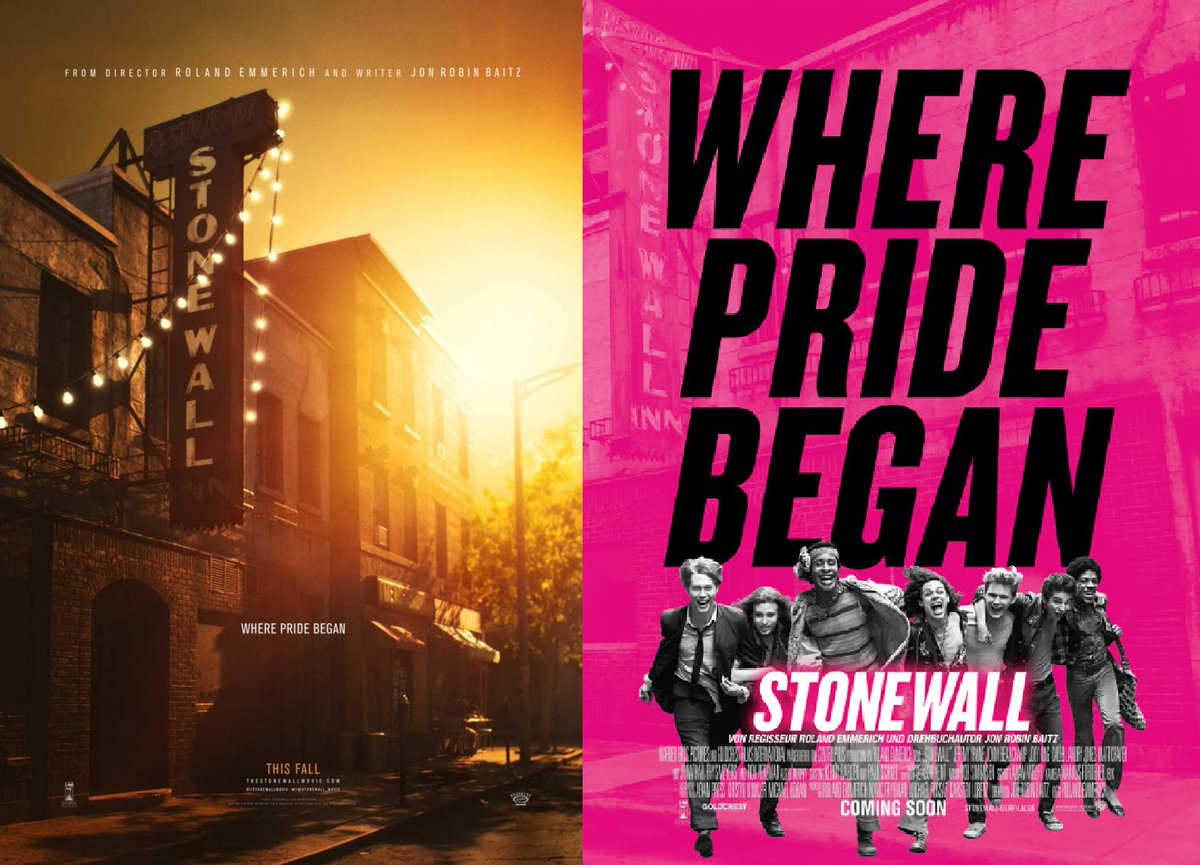 Zum Kieler CSD wird heute am Freitag 11.7. um 20:15 Uhr im Traum-Kino der bewegende, beeindruckende STONEWALL-Film gezeigt