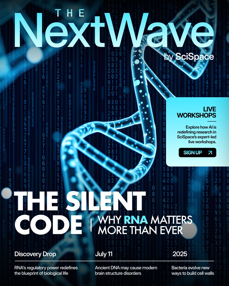 scispace_'s tweet image. ✨ What’s New? What’s Next?
Stay ahead of the curve with The NextWave.
🔗 Dive in to the latest edition: bit.ly/4lR7dQo
🗓️ Join Live Workshops to see how AI is transforming research: lu.ma/scispace