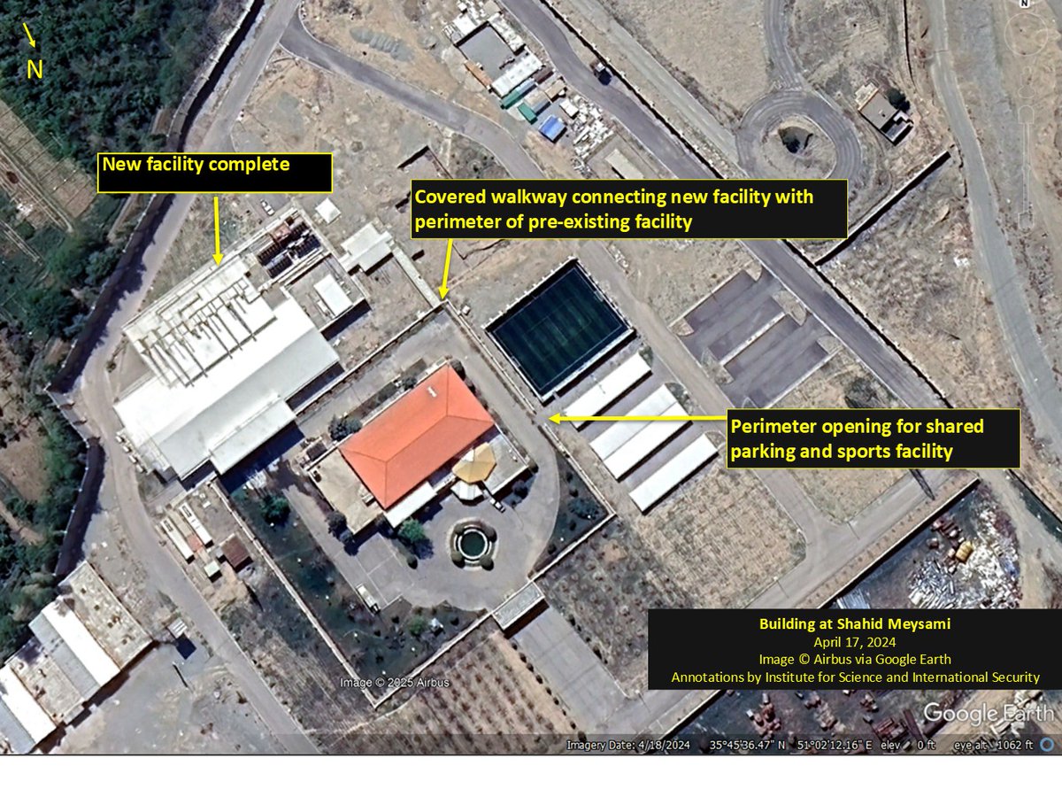 TheGoodISIS's tweet image. NEW REPORT: Post-Attack Assessment of Shahid Meysami Research Center
The Shahid Meysami (or Meisami) research center is located west of Tehran, near Karaj, at coordinates 35.764667, 51.03245 and is part of Iran’s nuclear weaponization complex, according to the Israel Defense…