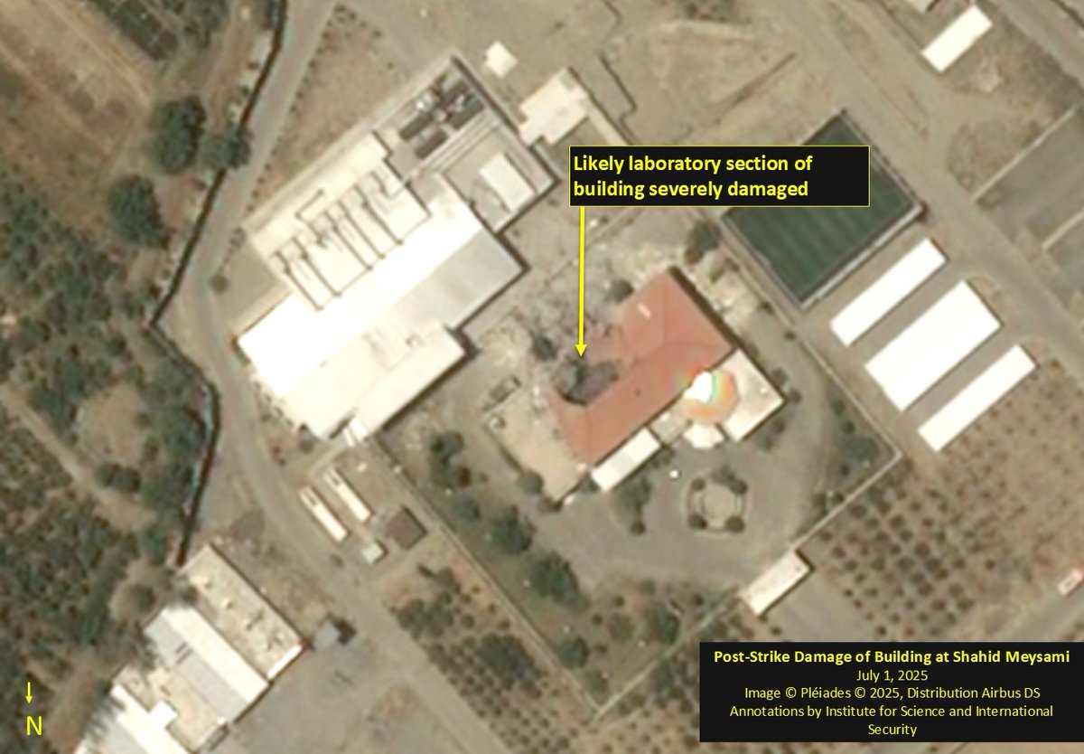 TheGoodISIS's tweet image. NEW REPORT: Post-Attack Assessment of Shahid Meysami Research Center
The Shahid Meysami (or Meisami) research center is located west of Tehran, near Karaj, at coordinates 35.764667, 51.03245 and is part of Iran’s nuclear weaponization complex, according to the Israel Defense…