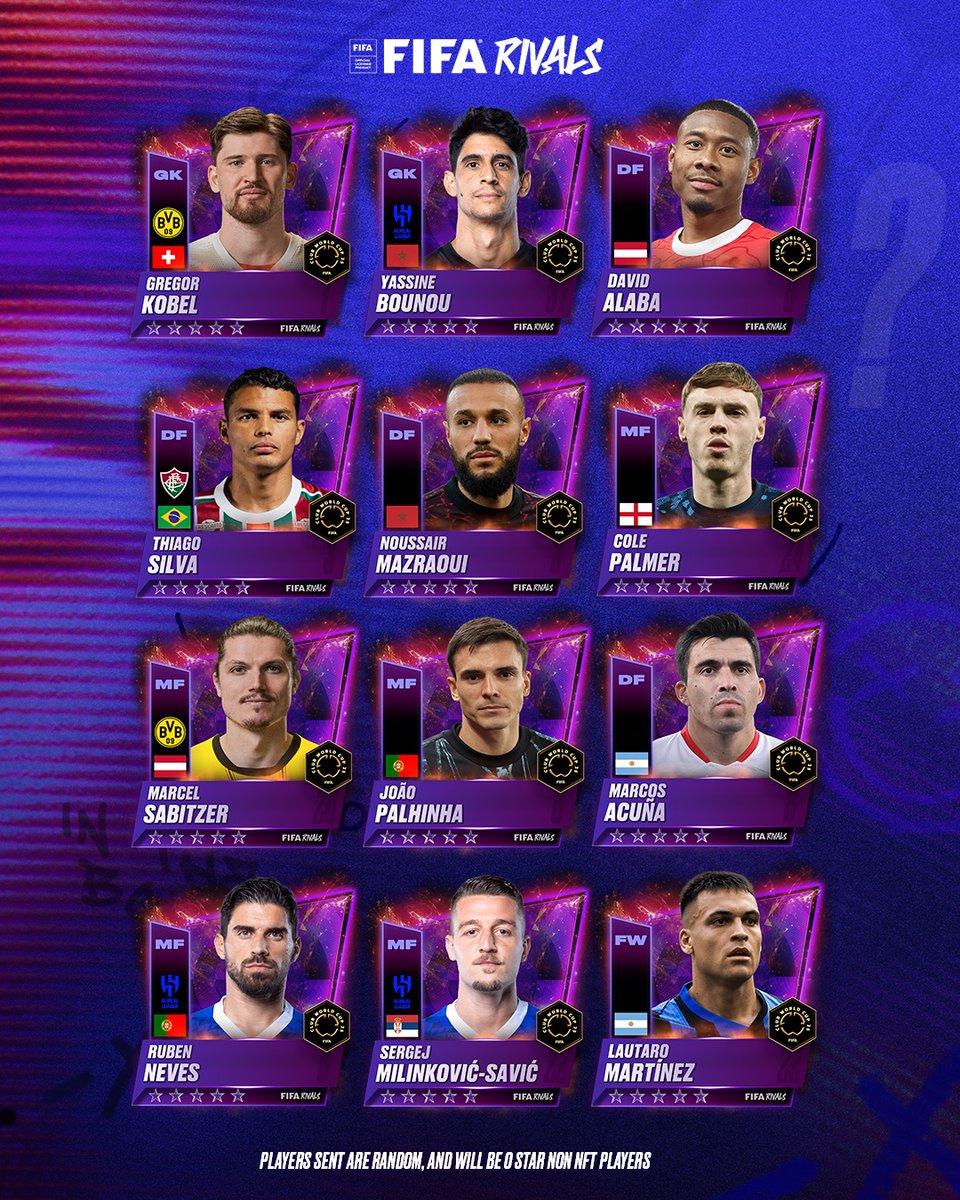 FIFA Rivals (@fifarivals) on Twitter photo π FIFACWC Final Giveaway π₯
Chelsea π PSG
Who you got? π
β
RT this post
β
Follow <a href="/FIFARivals/">FIFA Rivals</a>
β
Reply with your winner
Get it right?
You could win a random Legendary player
(base level) π
π
1x winner announced Monday!
β° Enter by Sunday 7PM UTC
π Predict below! π FIFACWC Final Giveaway π₯
Chelsea π PSG
Who you got? π
β
RT this post
β
Follow <a href="/FIFARivals/">FIFA Rivals</a>
β
Reply with your winner
Get it right?
You could win a random Legendary player
(base level) π
π
1x winner announced Monday!
β° Enter by Sunday 7PM UTC
π Predict below!