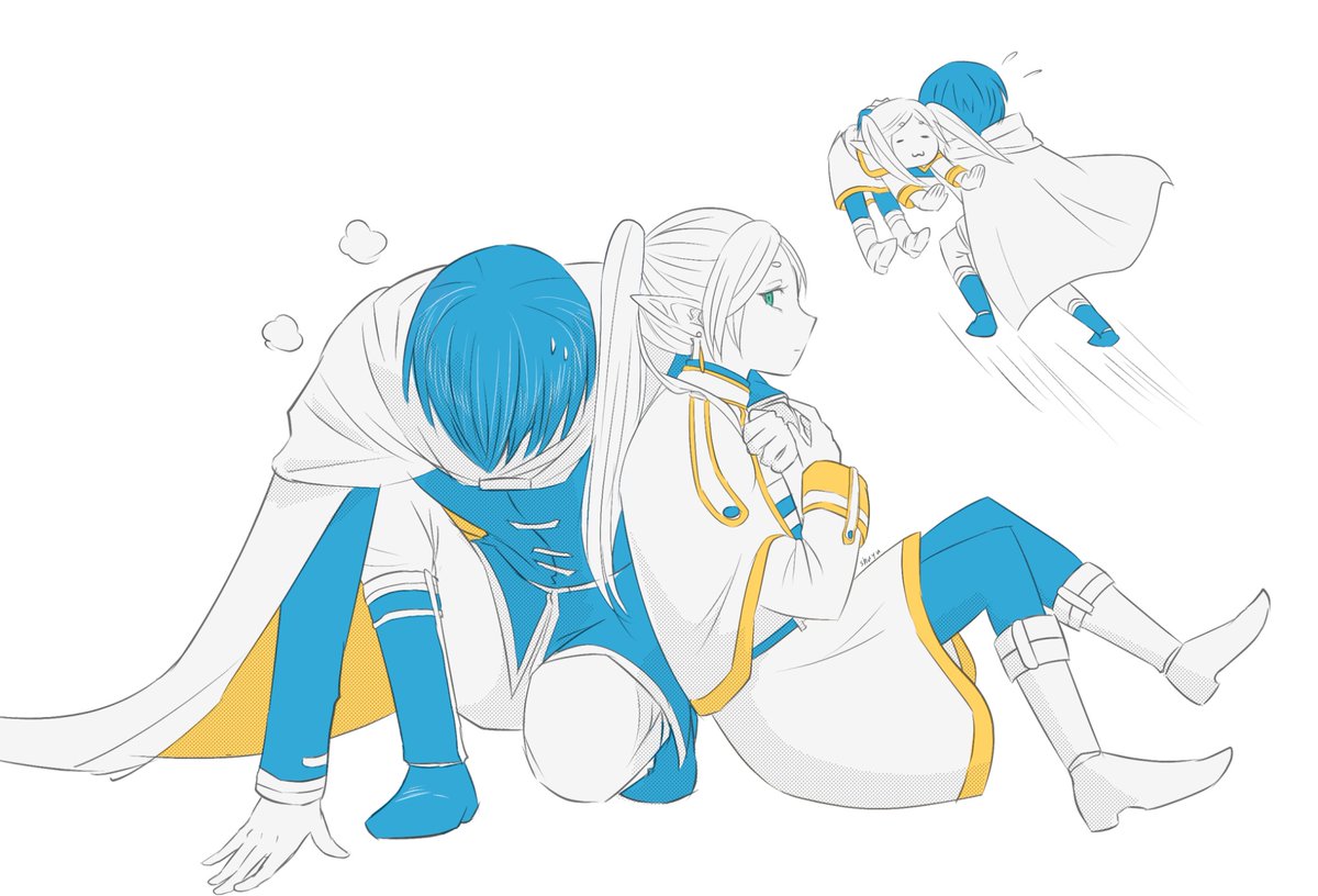 toshuyu's tweet image. 逃げた！
#フリーレンFA