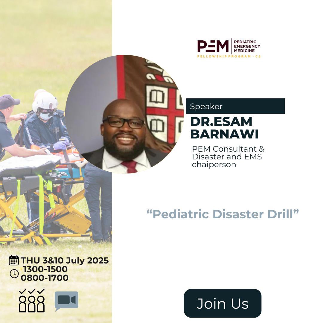 PEMC2F's tweet image. Our Pediatric Disaster Drill was a powerful simulation led by Dr. Esam Barnawi, with full ED team participation and our fellows at the center of action! 🚨🧑⚕️💪
#PEM #DisasterPreparedness #SimulationTraining #EmergencyMedicine