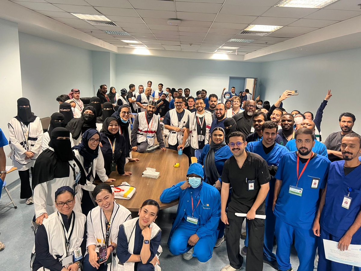 PEMC2F's tweet image. Our Pediatric Disaster Drill was a powerful simulation led by Dr. Esam Barnawi, with full ED team participation and our fellows at the center of action! 🚨🧑⚕️💪
#PEM #DisasterPreparedness #SimulationTraining #EmergencyMedicine