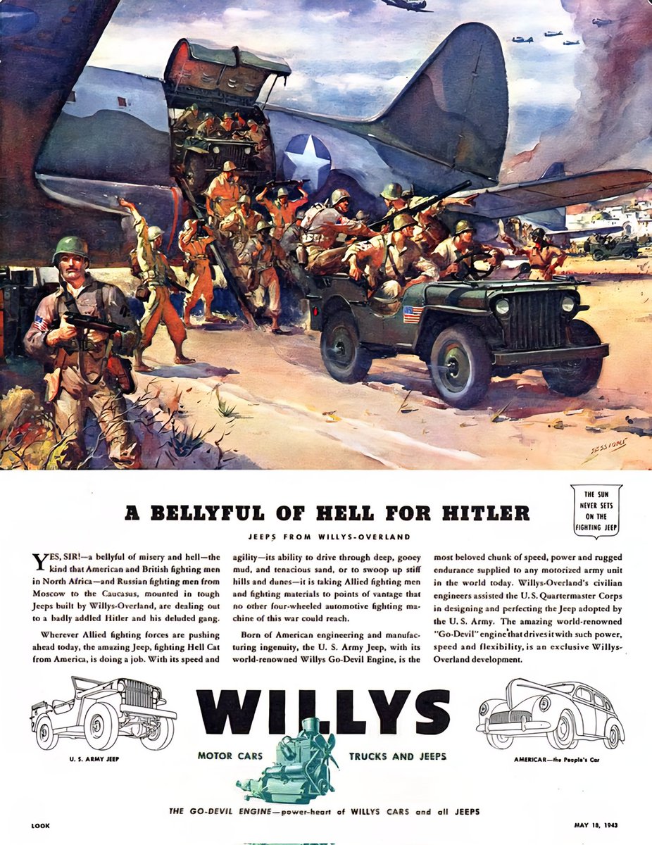 Legendary1941's tweet image. A bellyful of hell... circa May 1943! Happy Friday!
...................
#dailyjeeps #friday #fridayvibes #frontendfriday #legendary1941 #jeep #jeeplife #farm #farmlife #farmjeep #army #WWII #military #war #willys #willysjeep #vintage #legends