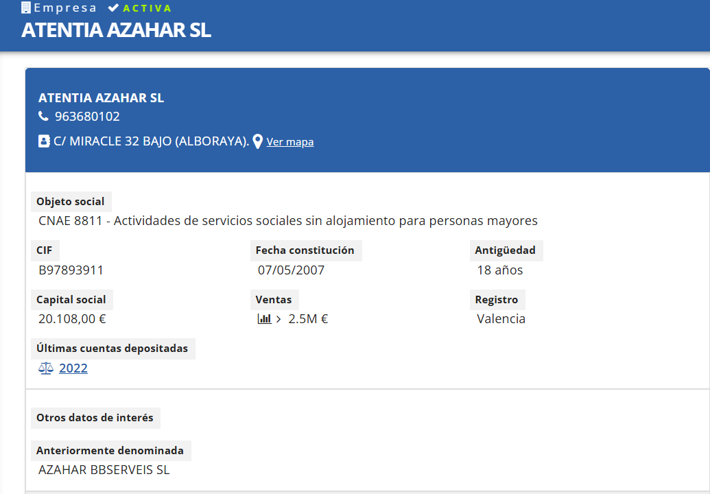 AfectadosBBS's tweet photo. ALERTA ex de la "ORGANIZACIÓN CRIMINAL" BB Serveis en Valencia siguen haciendo de las suyas.
Cuando saltó el escándalo se llamaban AZAHAR BBSERVEIS SL y se pasaron a llamar Atentia como nombre comercial para pasar desapercibidos.
Siguen haciendo lo mismo.
https://t.co/Obe1Sefka5 https://t.co/vClzT9sW6B