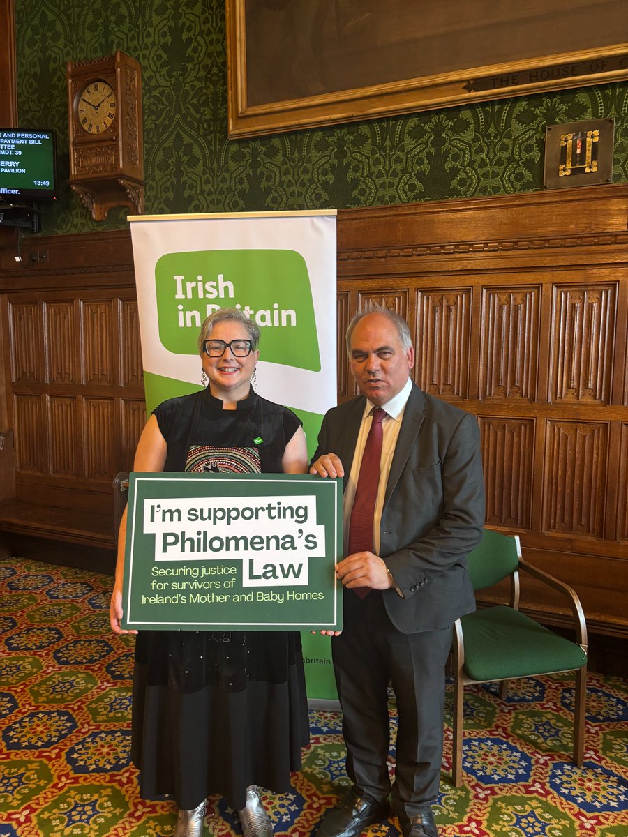 BambosMP's tweet image. Great to meet Siobhán McSweeney in Parliament this week to support Philomena's Law.
Proud to support the cause, which would deliver justice for the 13,000 survivors of Ireland's Mother and Baby Homes in Britain, including in our valued Irish community in Southgate & Wood Green.