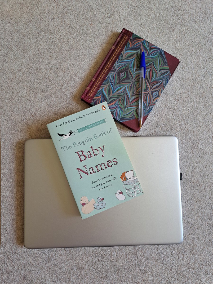 AuthorTracyRees's tweet image. I'm working on The Brightwater Sisters today (moving from room to room in a bid to stay cool). I'm at that stage where the trusty book of baby names comes out! So helpful for naming minor characters. They can't all be called Jim #amwriting #HistoricalFiction #Friday #heatwave