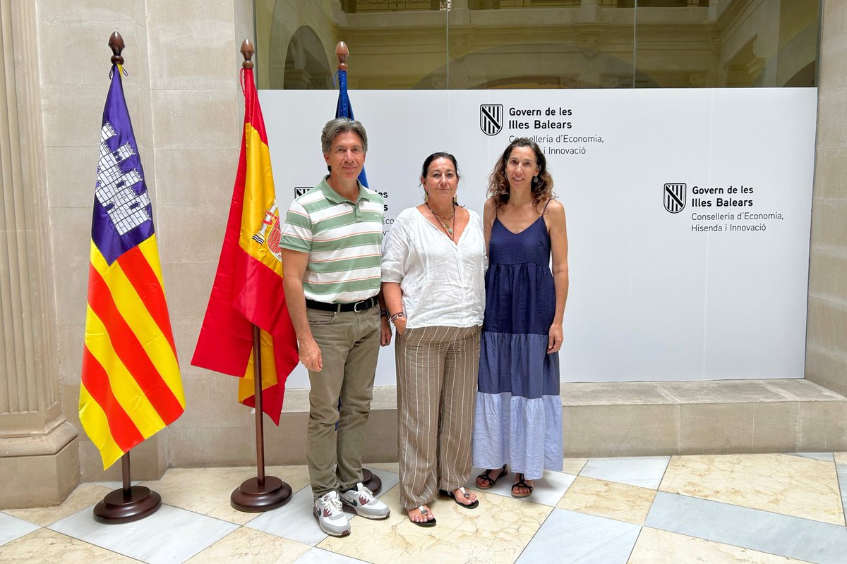 COGITI Balears (@cogitibalears) on Twitter photo Nos reunimos con la Conselleria d’Economia, Hisenda i Innovació para impulsar nuevas acciones que ayuden a nuestros colegiados a crecer, desde formación en subvenciones hasta sinergias europeas. 🤝
Seguimos impulsando la profesión, con el <a href="/goib/">Govern de les Illes Balears</a> a nuestro lado.
#Baleares #Govern Nos reunimos con la Conselleria d’Economia, Hisenda i Innovació para impulsar nuevas acciones que ayuden a nuestros colegiados a crecer, desde formación en subvenciones hasta sinergias europeas. 🤝
Seguimos impulsando la profesión, con el <a href="/goib/">Govern de les Illes Balears</a> a nuestro lado.
#Baleares #Govern