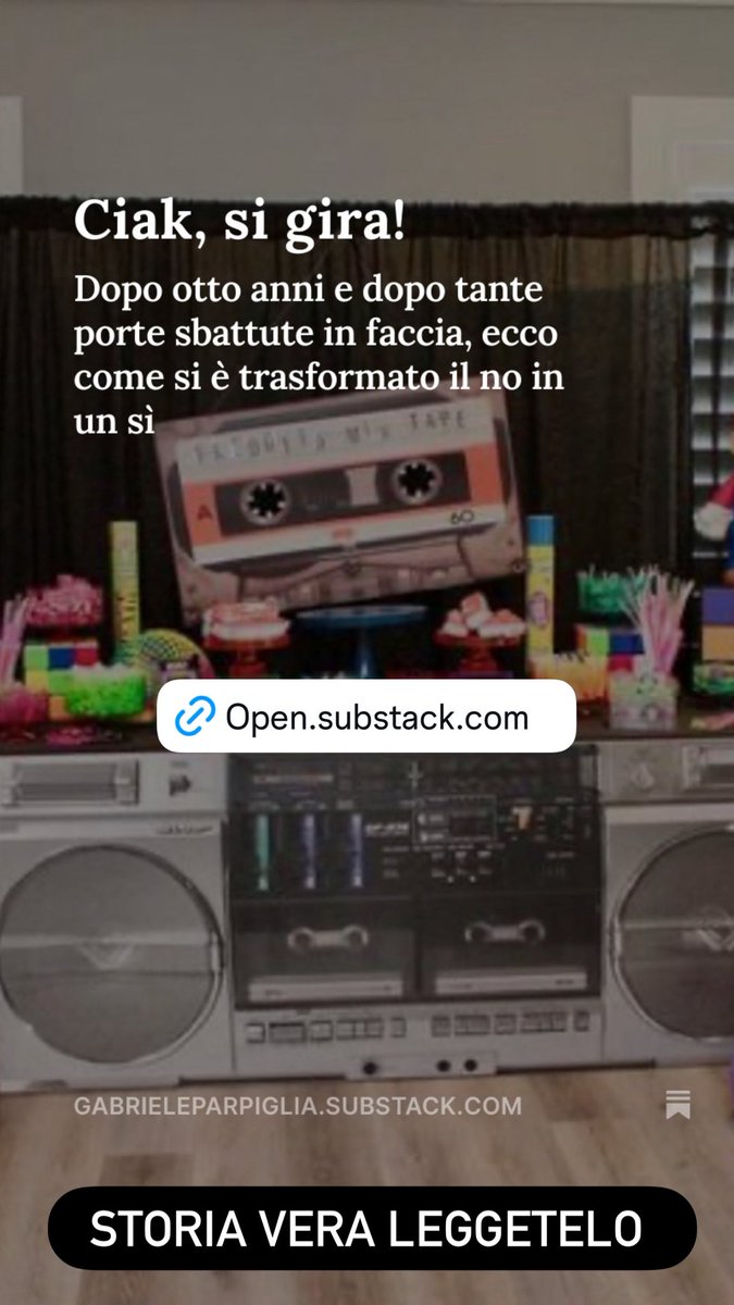 Parpiglia's tweet image. open.substack.com/pub/gabrielepa… #docu #serietv