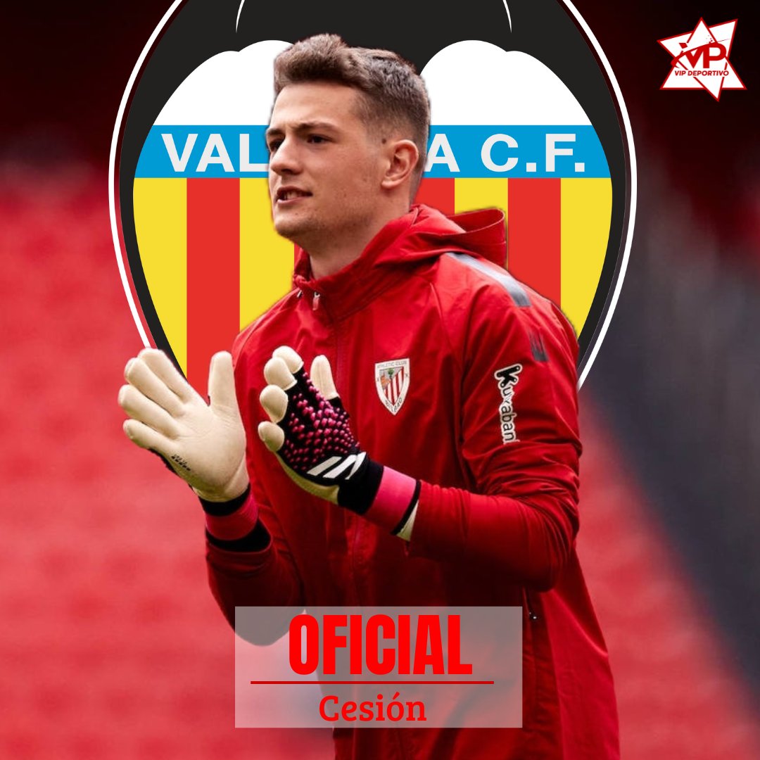 VIP_Deportivo's tweet photo. #OFICAL: Julen Aguirrezabala es el segundo fichaje del Valencia
El portero llega cedido a Mestalla con una opción de compra no obligatoria de 12M€ para ser titular
El Valencia pagará un 'loan fee' de unos 600k€ https://t.co/OSduakxvpv