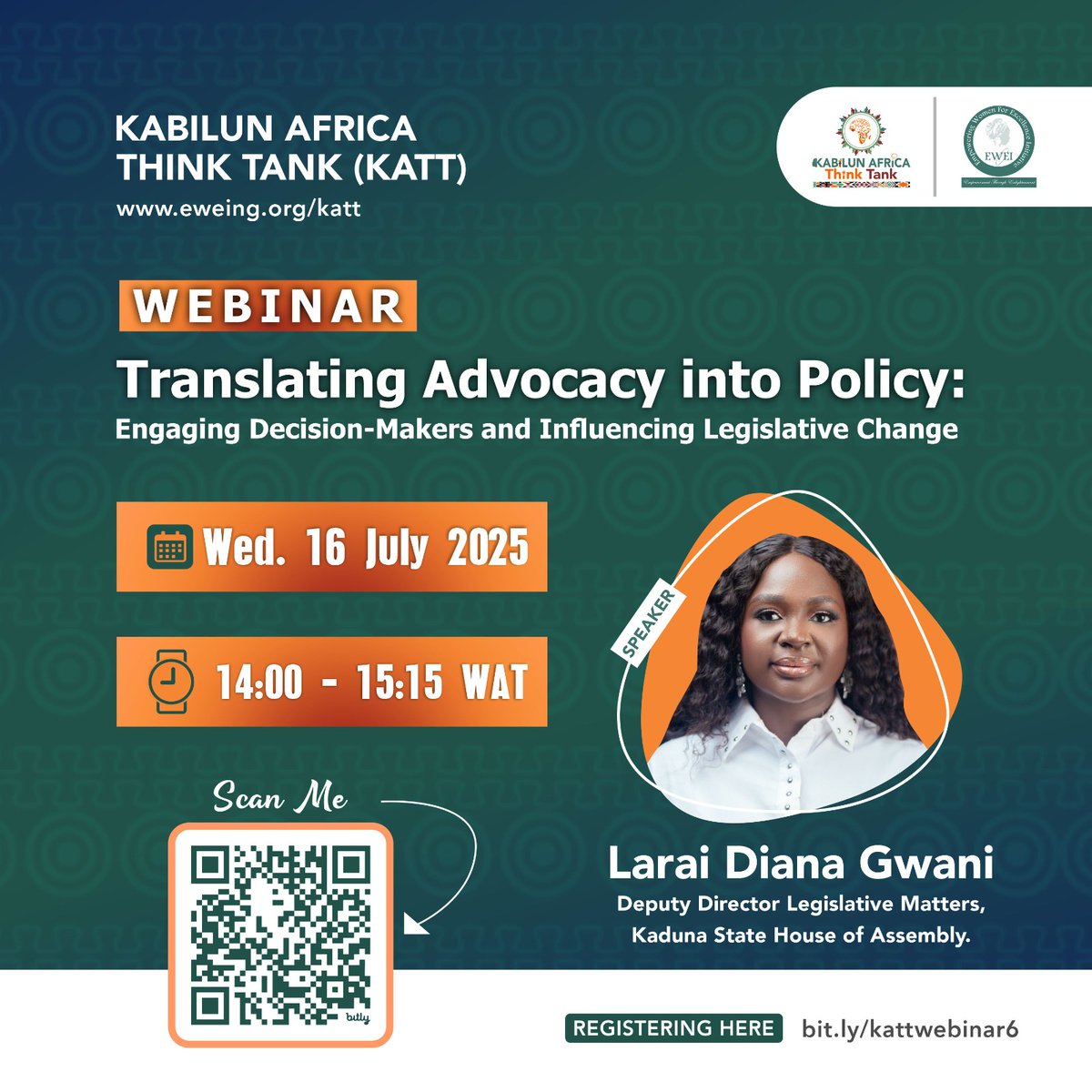 𝑾𝒂𝒏𝒕 𝒕𝒐 𝒕𝒖𝒓𝒏 𝒂𝒅𝒗𝒐𝒄𝒂𝒄𝒚 𝒊𝒏𝒕𝒐 𝒓𝒆𝒂𝒍 𝒑𝒐𝒍𝒊𝒄𝒚 𝒄𝒉𝒂𝒏𝒈𝒆?
See attached flyer for more details..

Learn how to engage decision-makers and drive legislative impact!

👉 Register now: bit.ly/kattwebinar6

Talk less. Influence more. Be there.