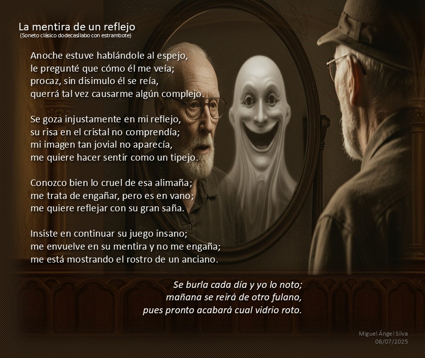 MASilva's tweet image. La mentira de un reflejo...