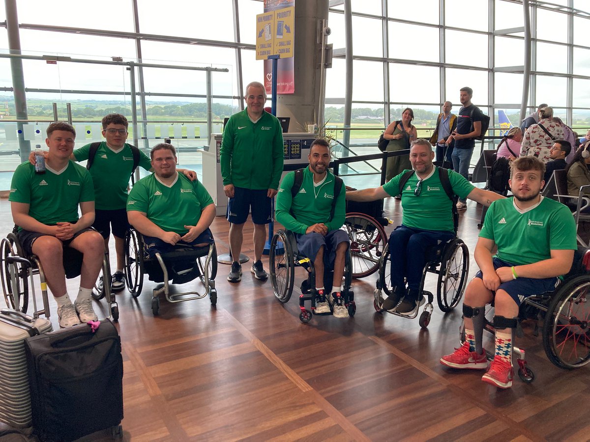 IWA-Sport (@iwasport) on Twitter photo Been awhile since there's been some Wheelchair Basketball action, hasn't it? This morning half the Irish Wheelchair Basketball squad departed from <a href="/CorkAirport/">Cork Airport</a> for the City of Barcelona tournament, taking place this weekend! Watch live via @FCEDF_ YouTube
youtube.com/@FCEDF Been awhile since there's been some Wheelchair Basketball action, hasn't it? This morning half the Irish Wheelchair Basketball squad departed from <a href="/CorkAirport/">Cork Airport</a> for the City of Barcelona tournament, taking place this weekend! Watch live via @FCEDF_ YouTube
youtube.com/@FCEDF