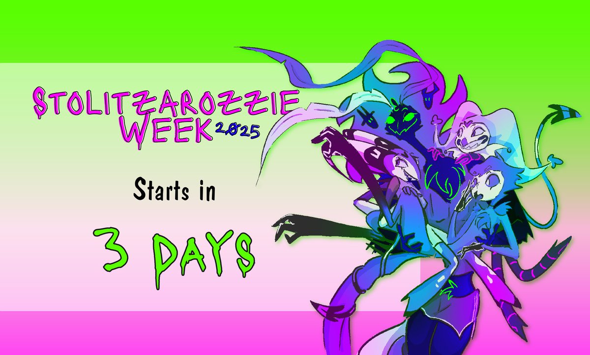 Stolitzarozzie week 2025 starts in 3 days!! Are you guys ready?