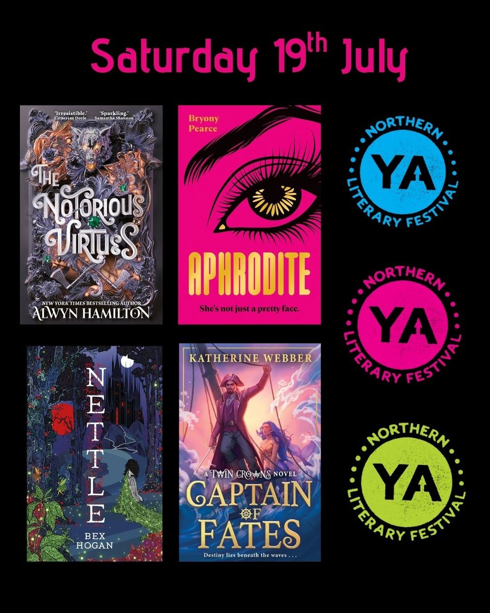 NYALitFest's tweet image. Join Bex Hogan as she chats with Katherine Webber, Alwyn Hamilton and Bryony Pearce in conversation about the women who ignite our imaginations and empower us in real life.

tinyurl.com/3kc5hm8c